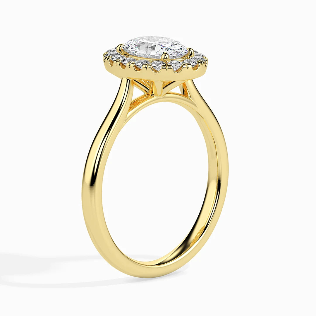 Aurora Crown Engagement Ring