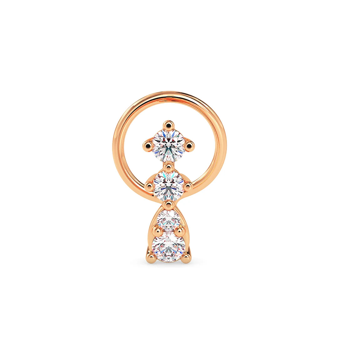 Gleam Line Nose Stud