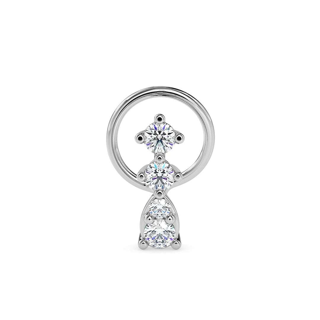 Gleam Line Nose Stud