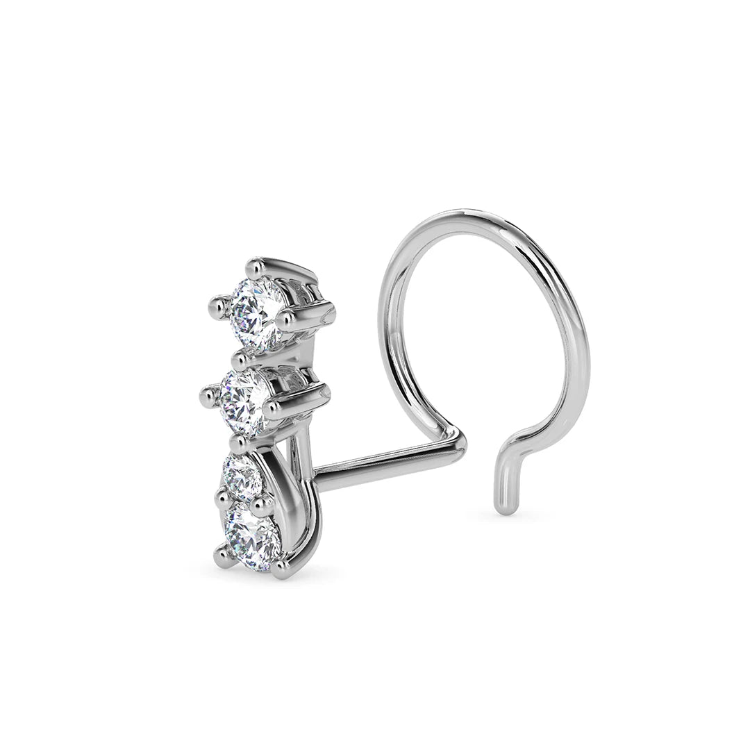 Gleam Line Nose Stud