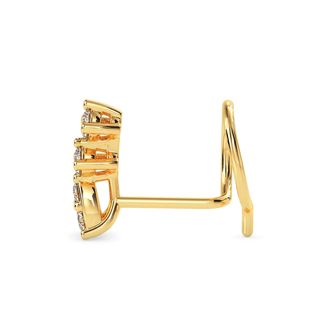 Gleam Line Nose Stud