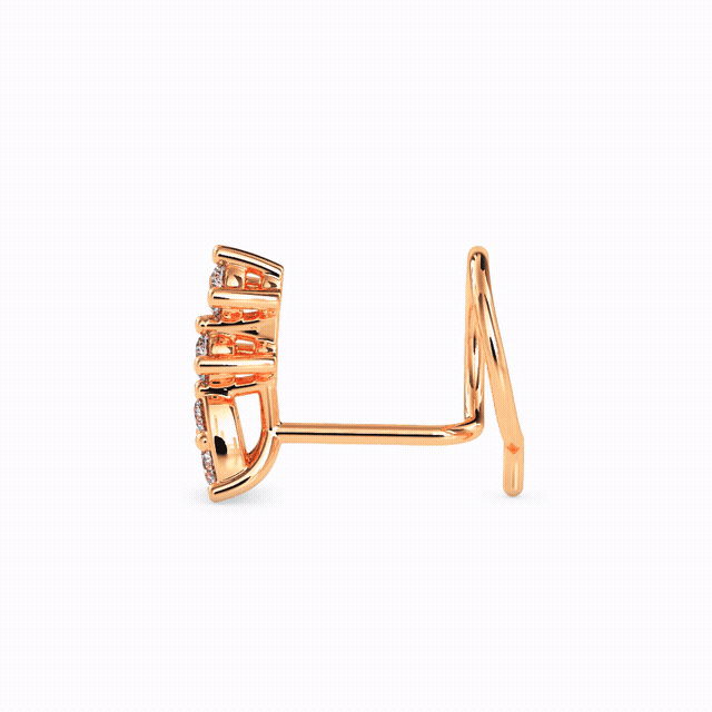 Gleam Line Nose Stud